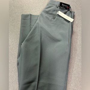 Bagazio Men's Brown Size 28/30 Knit Classic Dress Pants‎